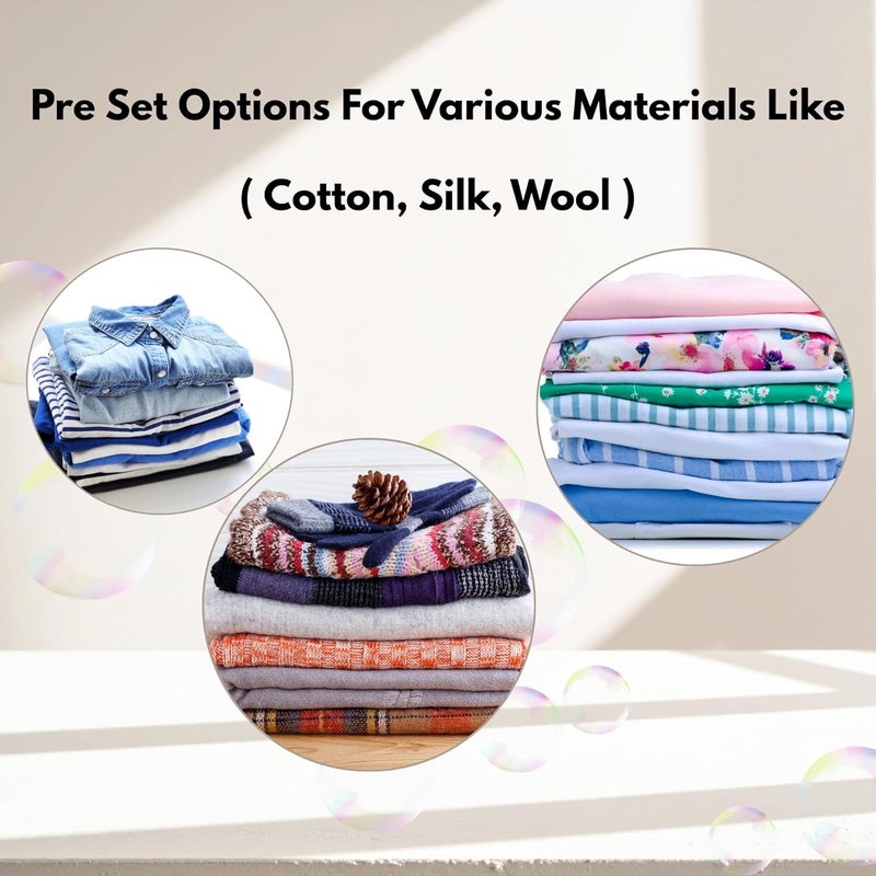nimron Steam Iron 2200W with Ceramic Non-Stick Soleplate, Fast Heating Clothes Iron, Adjustable Temperature Control, Powerful Steam Burst, Ergonomic Grip, Anti-Drip Dry & Steam Iron - Image 5
