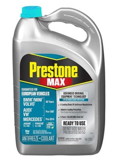 Prestone Prestone AF6110 Engine Antifreeze/Coolant – Concentrated Formula, 1 Gallon (3.78L) – All Vehicle Compatibility – Extended Life Protection  - Image 1