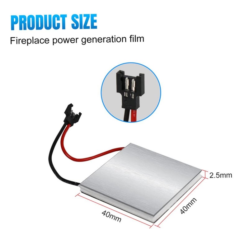 Fireplace Blower Fan Motor Replacement Kit Compact Lightweight Design For Easy Installation - Image 5
