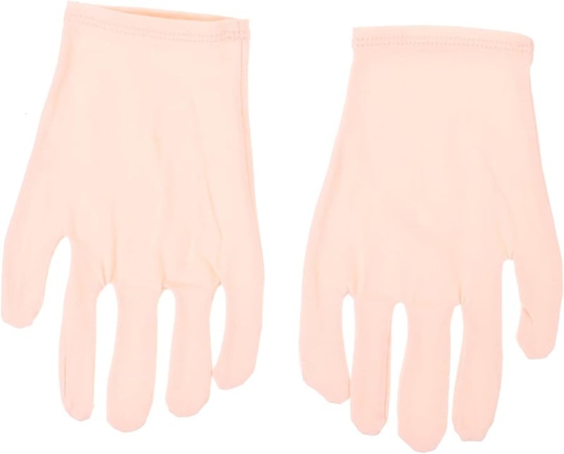 قفازات سبا مرطبة طوال الليل للبشرة الجافة الخشنة، عناية يدوية ناعمة تسمح بالتنفس - Image 1