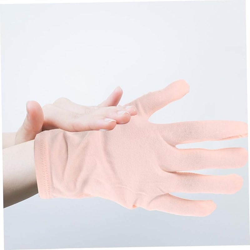 قفازات سبا مرطبة طوال الليل للبشرة الجافة الخشنة، عناية يدوية ناعمة تسمح بالتنفس - Image 5