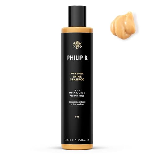 PHILIP B Forever Shine Shampoo 74 fl oz 220 ml Volumizing Cleanser With Notes of Pure Oud Leaves Hair Smooth Glossy Reduces Frizz For All Hair Types - Image 2