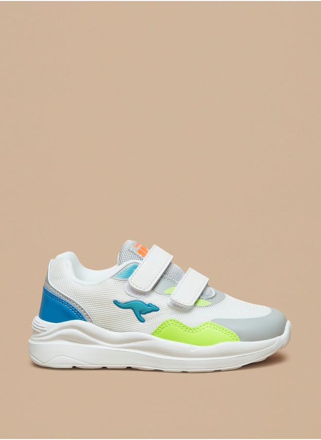 kangaROOS - Boys' Textured Sports Shoes with Hook and Loop Closure - Image 1