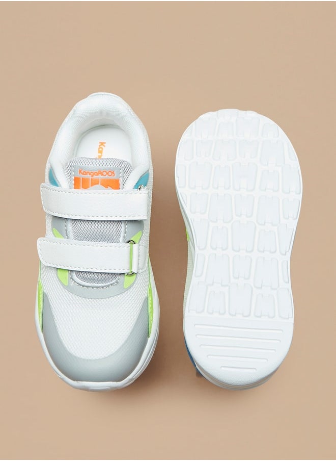 kangaROOS - Boys' Textured Sports Shoes with Hook and Loop Closure - Image 1