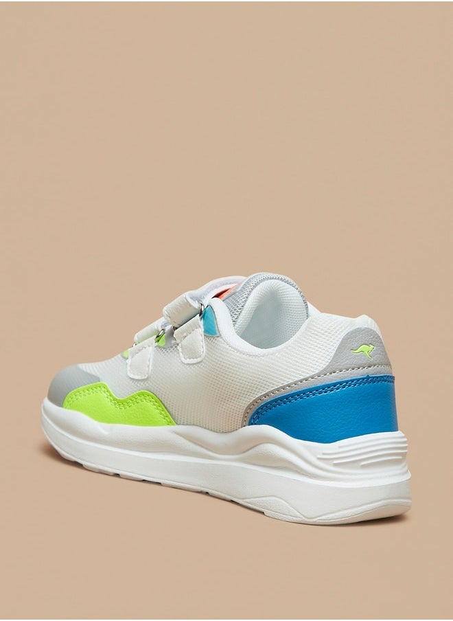 kangaROOS - Boys' Textured Sports Shoes with Hook and Loop Closure - Image 1