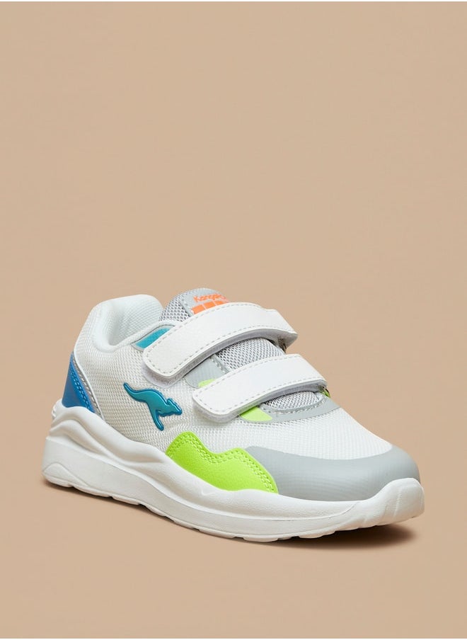 kangaROOS - Boys' Textured Sports Shoes with Hook and Loop Closure - Image 1