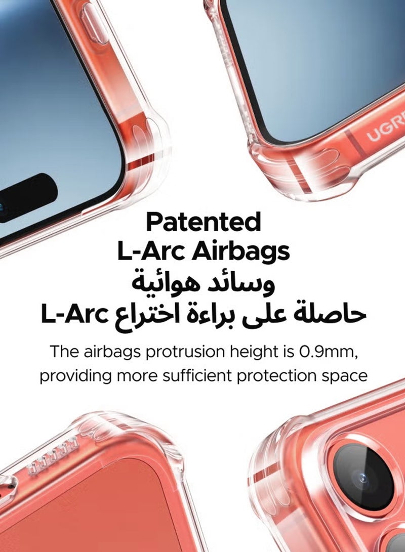 Apple iPhone 17 Pro Max Case | Designed forApple iPhone 17 Pro Max Case | Slim Flexible TPU Airbag Bumper Shock Absorption Rubber Soft Silicone Case Cover Fit for Apple iPhone 17 Pro Max | Clear - view 4