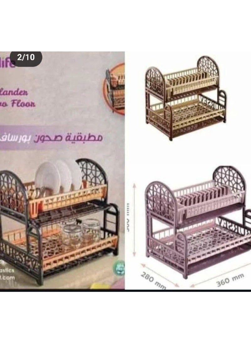 مطبقية دورين- ٢ دور ب ٢ صينيه..مقاس 28 * 36 * h 36 سم  - Image 1