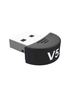 Bluetooth Adapter for PC，USB Mini 5.0 EDR Dongle Computer Desktop Wireless Transfer Mouse, Keyboard, Headphones, Speaker and Other Devices