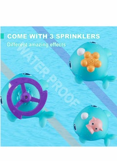 Excefore Bath Toys Baby Whale Bathing Toys Whale Water Spraying Bath Toy with Sprinklers & Shower Head Bathtub Pool Bathroom Shower Toy Gifts for Baby  Toddlers  - Image 4
