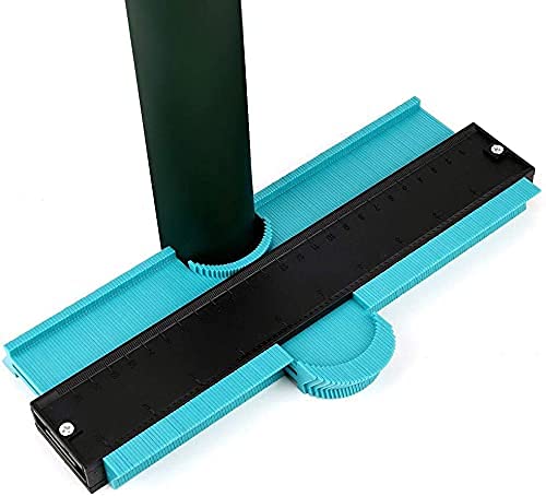 LOXBEE LOXBEE Plastic Contour Gauge 10 Inch Irregular Profile Outline Gauge Duplicator Standard Wood Marking Adjustable Tool Tiling Laminate Tiles Edge Shaping Measure Ruler  - Image 2