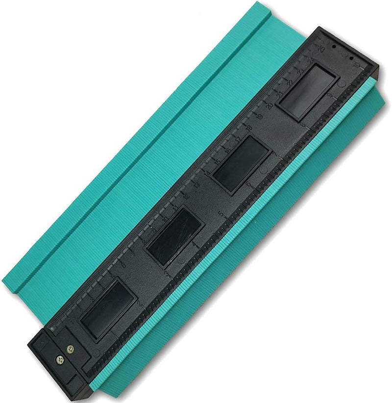 LOXBEE LOXBEE Plastic Contour Gauge 10 Inch Irregular Profile Outline Gauge Duplicator Standard Wood Marking Adjustable Tool Tiling Laminate Tiles Edge Shaping Measure Ruler  - Image 4