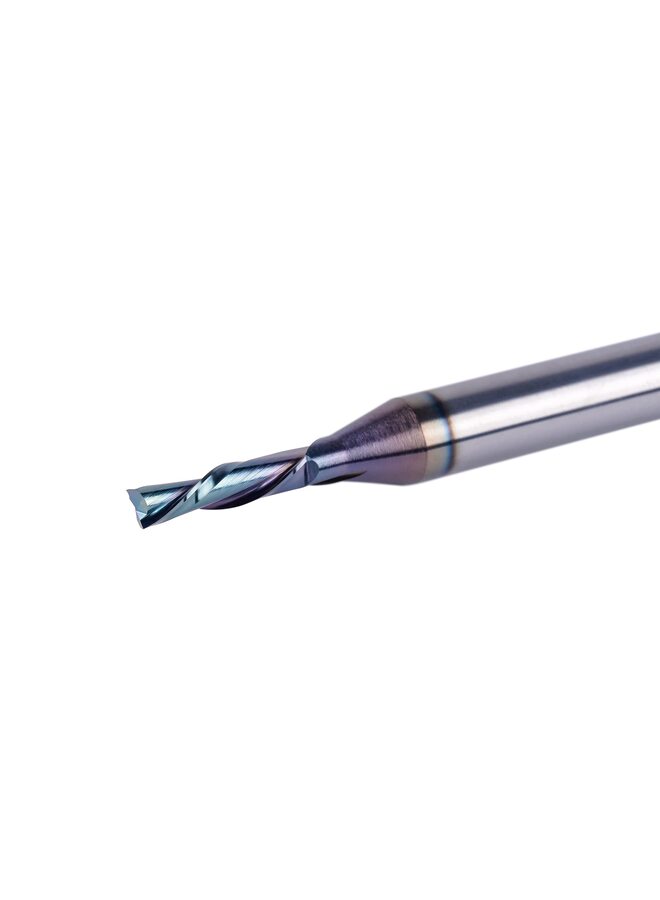 1/4 Shank Up Cut Spiral Router Bit 1/4 inch Cutting Diameter 1 inch Cutting Length CNC Router Bits for Woodworking with Extra Long Life Coating - Image 5