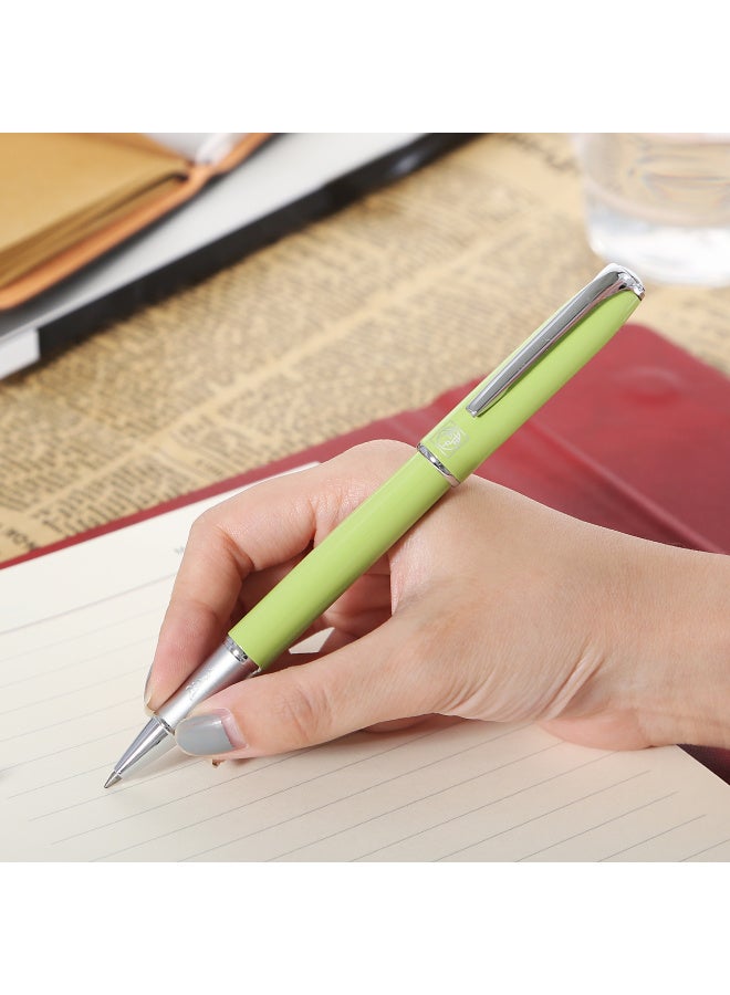 Pimio Signature Pen Business Office Gift Ballpoint Pen Adult Signature Pen Student Calligraphy Pen Male Female Graduation Gift 0.5mm 916 Light Green - Image 4