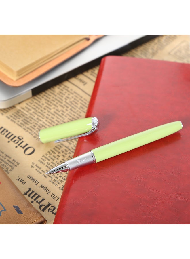 Pimio Signature Pen Business Office Gift Ballpoint Pen Adult Signature Pen Student Calligraphy Pen Male Female Graduation Gift 0.5mm 916 Light Green - Image 3