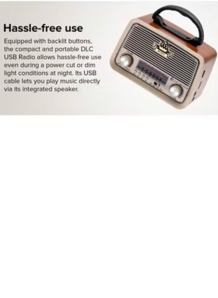 Denx Three Channel Usb Radio With Bluetooth Aux Tf Card Flash Disk  - Image 4