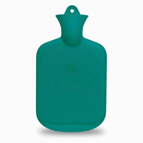 Dr.Odin Dr. Odin 2 Litre Hot Water Bag, Non Electric Leakproof Hot Water Bottle for Pain Relief, Reusable Heating Pad (Sea Green) - Image 1