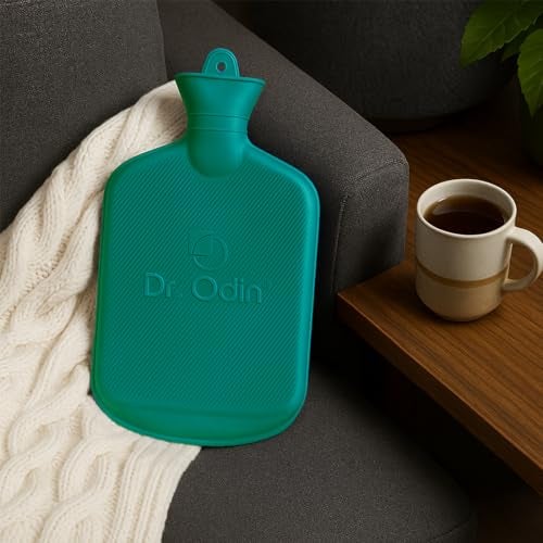 Dr.Odin Dr. Odin 2 Litre Hot Water Bag, Non Electric Leakproof Hot Water Bottle for Pain Relief, Reusable Heating Pad (Sea Green) - Image 5