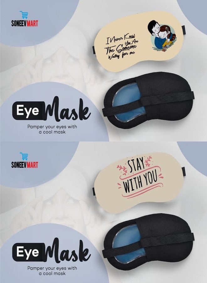 SONEEV MART Luxury Cooling Gel Eye Mask for Puffy Eyes & Dark Circles | Reusable Cold Therapy Eye Pad for Headache, Eye Fatigue & Relaxation | Soothing Sleep & Spa Mask [PACK OF 2] - Image 2