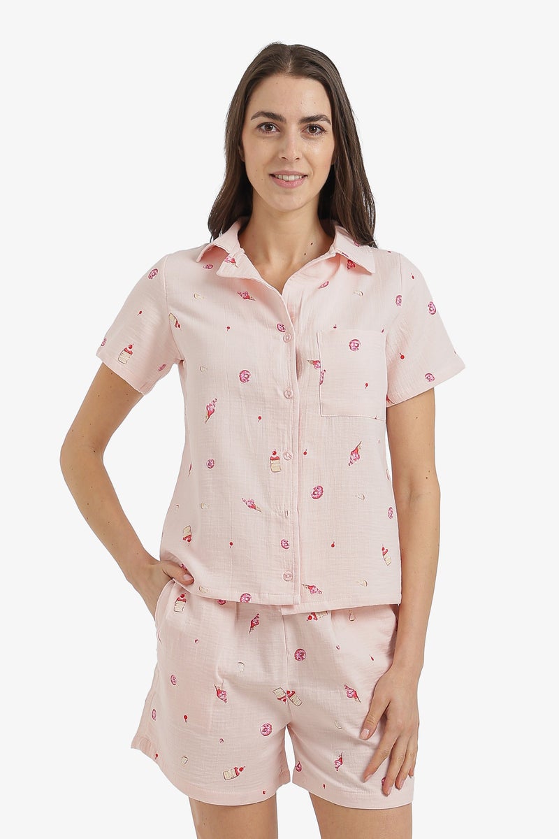 Carina Whimsical Dessert Pyjama Set - Image 1