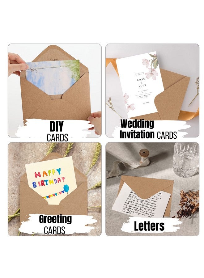 Mr. Pen Kraft Envelopes 39 Pack 5 X 7 Inch A7 Envelopes Brown Envelopes Card Envelopes Kraft Paper Envelopes Invitation Envelopes Postcard Envelopes  - Image 3