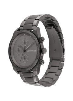 CALVIN KLEIN ساعة رجالية دائرية أنالوج بعلبة رمادية - 25200462  - Image 2