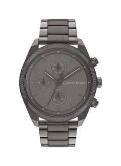 CALVIN KLEIN ساعة رجالية دائرية أنالوج بعلبة رمادية - 25200462  - Image 1