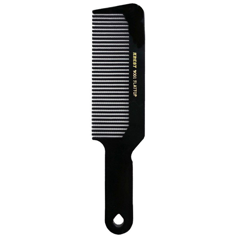 Barber Salon Beauty Hair Krest 9001 8 34 Flattop Comb Black SBK9001BLK