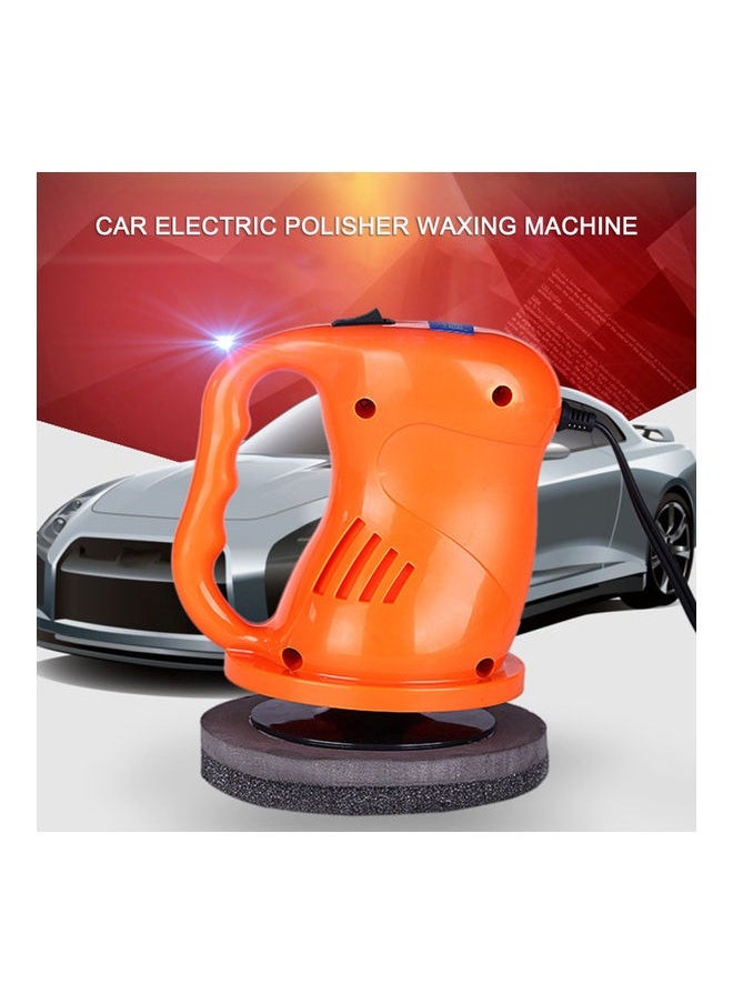 Car waxing and polishing machine，Buffer Polisher Handheld，Mini Power Sander Tool，12v 80w Portable Car Buffer Polisher Waxer Kit with 2 Pads for Car Detailing/Waxing/Scratch Repair