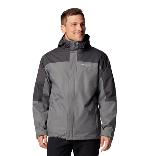 Columbia Mens Tunnel Falls II Interchange Jacket City GreyShark Large - Image 1