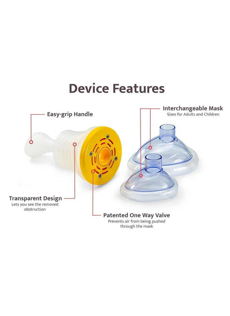 Excefore Portable Suction Rescue Device, First Aid Kit for Kids and Adults, Portable Airway Suction Device for Children and Adults, Portable Choking Rescue Device, Anti Choking Device  - Image 5