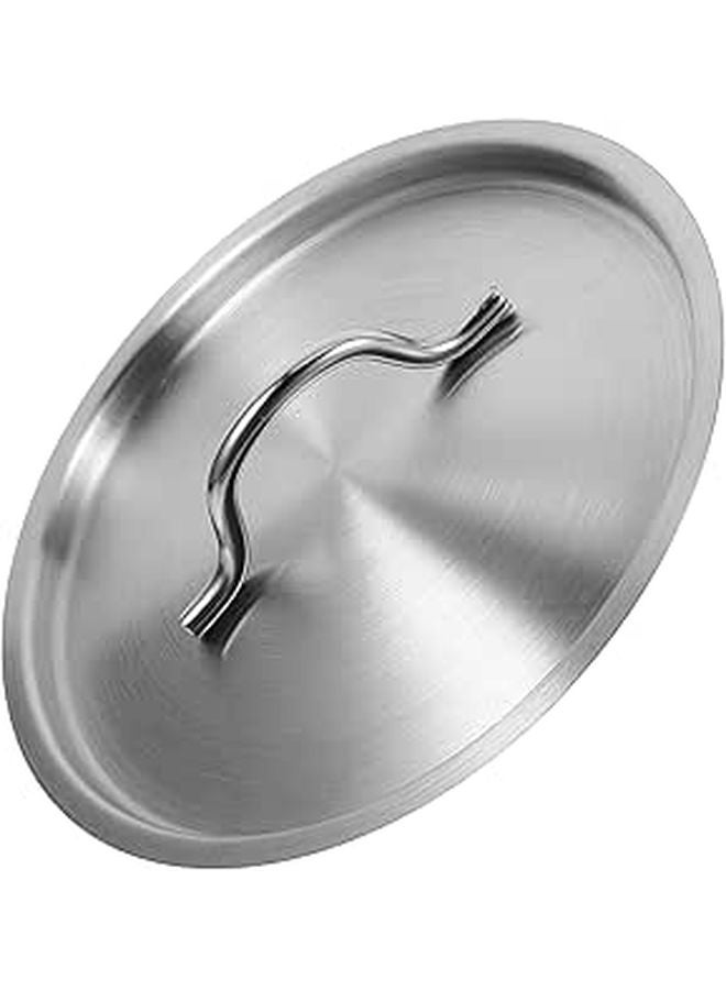 Universal 20cm Stainless Steel Pot Lid Heavy Duty Replacement Cover for Cookware - Image 1