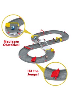 Quercetti Big Marbledrome Marble Race Track Beginner Marble Run Includes 60 Pieces With Over 10 Feet Of Track Ramps And Obstacles 3 Large Marbles For Kids Ages 3 Years And Up  - Image 2