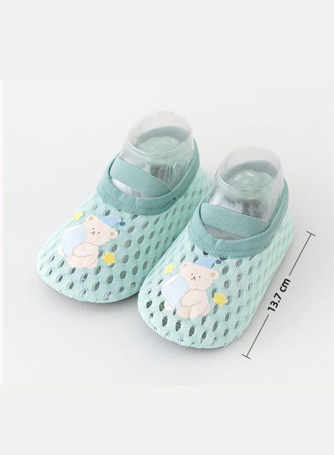 Aissiora Size M Baby floor shoes Baby walking shoes Baby floor socks Non-slip soft-soled shoes Baby mesh shoes Cartoon children's shoes - Image 2