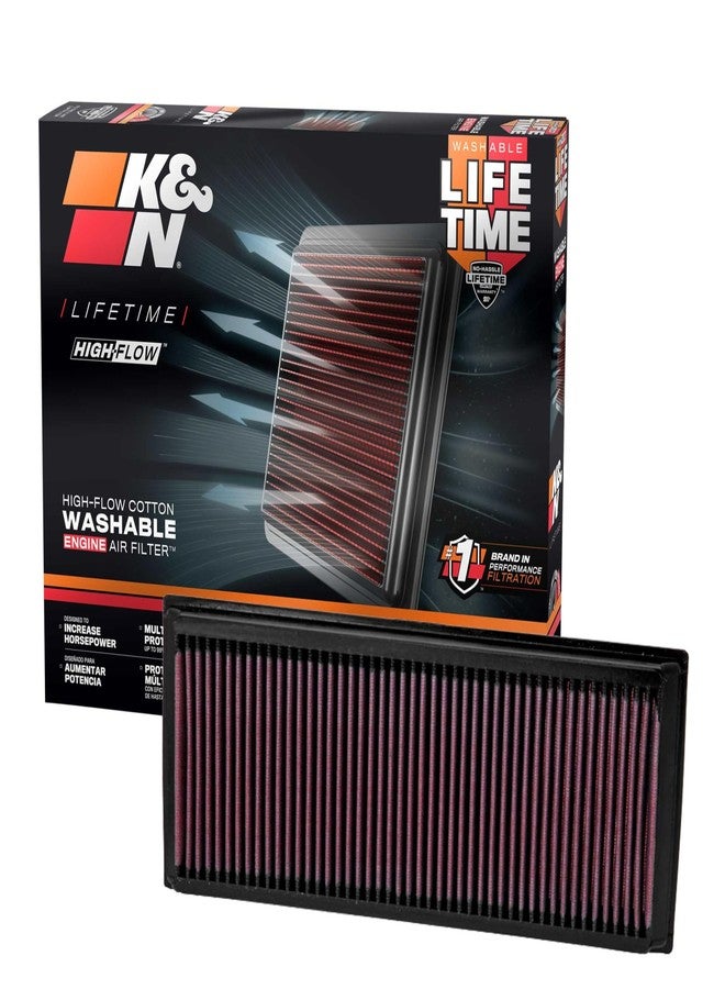 K&N Replacement Air Filter suitable for Volkswagen JettaPassat 20052010 Tiguan 20072010 GTi 20092010 Eos 20062009 (332865) - Image 1