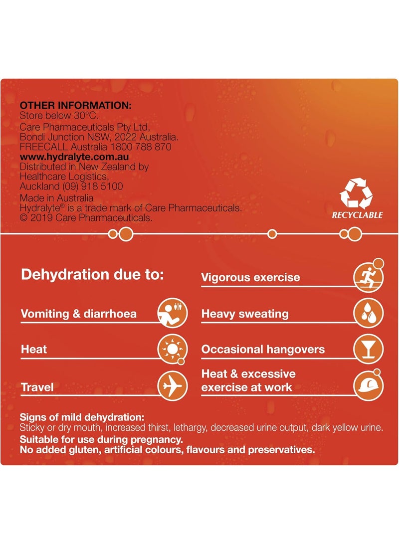 هيدراليت هيدرالايت مكمل غذائى بنكة البرتقال  4.9 جرام × 10 اكياس - Image 4