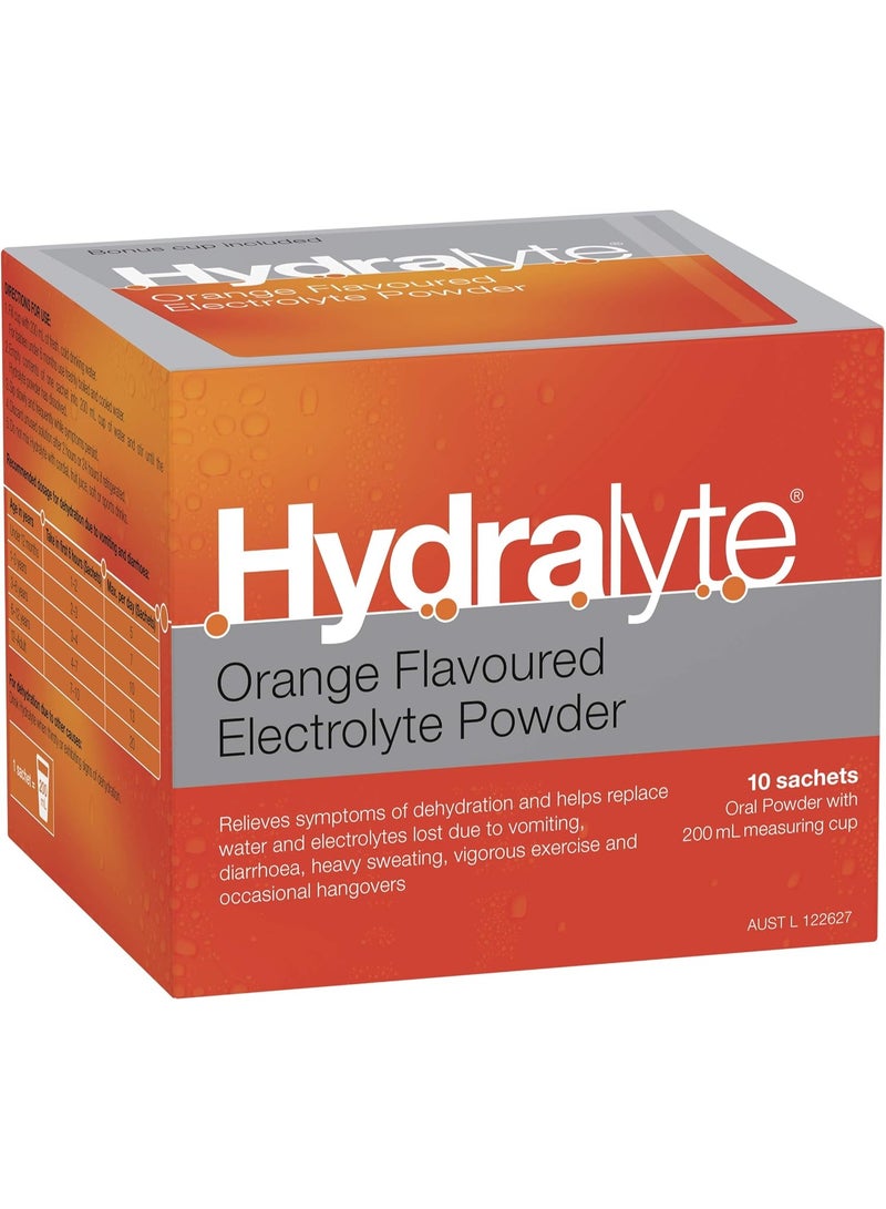 هيدراليت هيدرالايت مكمل غذائى بنكة البرتقال  4.9 جرام × 10 اكياس - Image 1