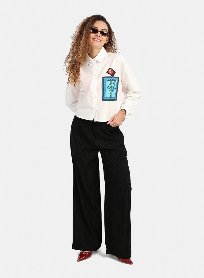Carina Comfy Self Pattern Pants  - Image 4