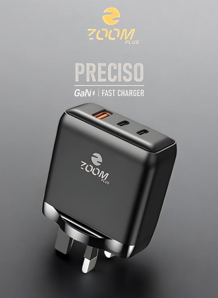 زوم بلس Zoomplus C588 Fast Three Port Charger 50W
