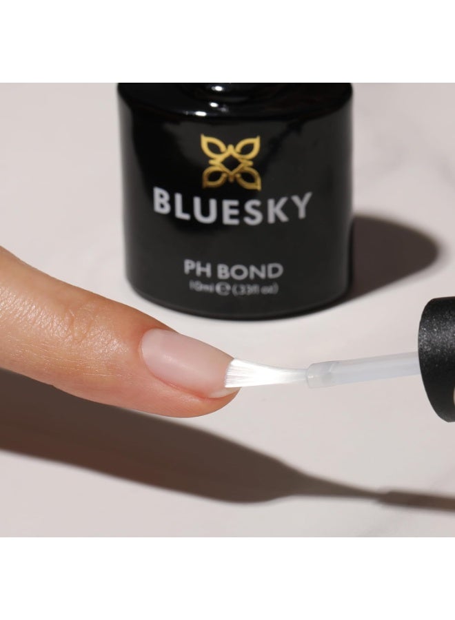 بلو سكاي مجموعة برايمر خالية من الأحماض ورابط PH لأظافر الجل مادة رابطة لتحضير أظافر الجل مادة التصاق قوية لطلاء الجل تمنع رفع وتقشير طلاء الأظافر الجل 2 × 10 مل - Image 4