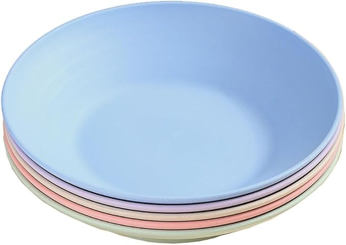HARSHTI HARSHTI Deep Dish Pasta Bowls - Lightweight, Unbreakable, and Stylish Tableware for Pasta, Salad, and Soup - Modern, Dishwasher & Microwave Safe | Japanese Style Noodles & Ramen Serving Bowl (4) - Image 1