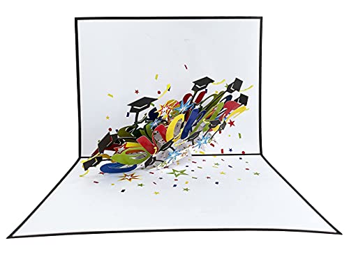 Teabug Cards Congrats Graduation Pop Up Card, 3D Newly Grads Congratulations Card - Image 5