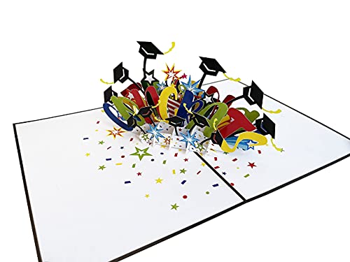 Teabug Cards Congrats Graduation Pop Up Card, 3D Newly Grads Congratulations Card - Image 2