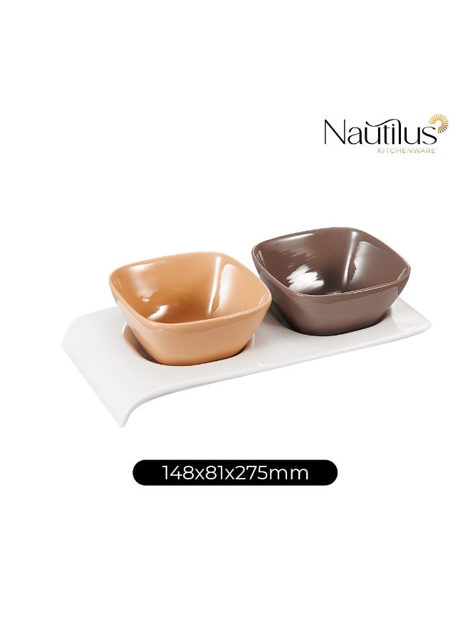 NAUTILUS CERAMIC TABLEWARE-S/3 SERVING SETTABLE WARE  CERAMIC - Image 5