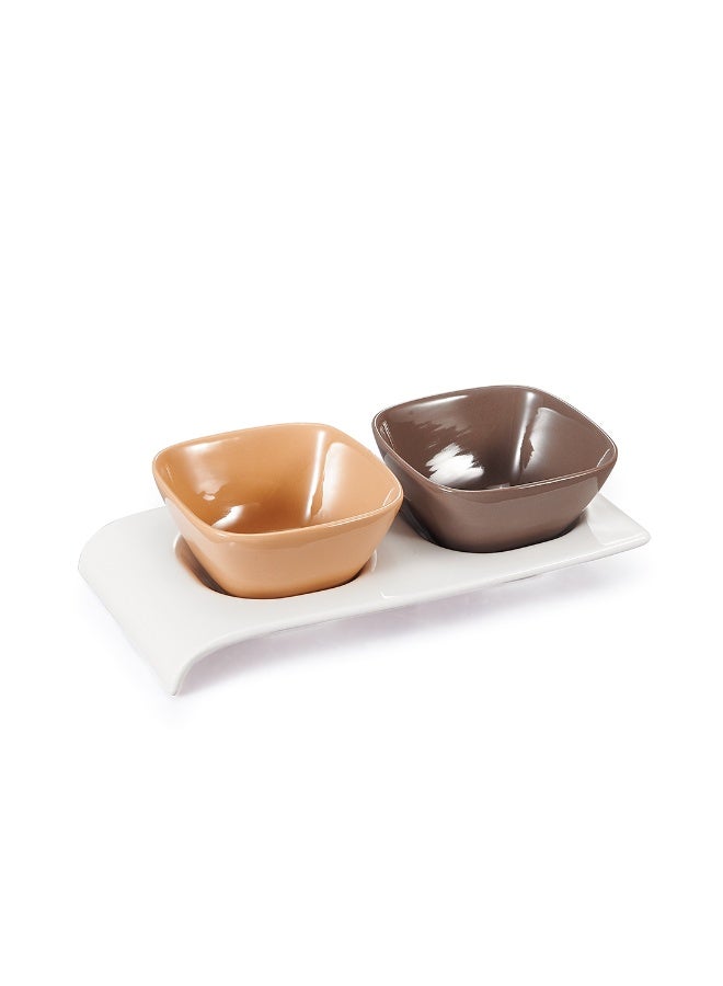 NAUTILUS CERAMIC TABLEWARE-S/3 SERVING SETTABLE WARE  CERAMIC - Image 1
