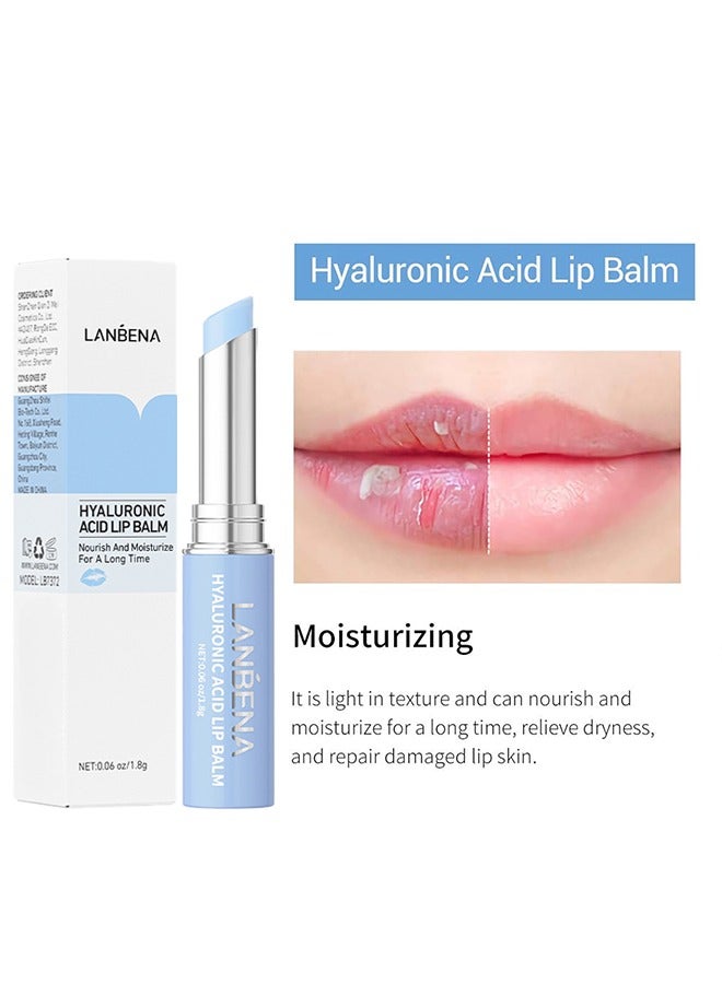 لان بينا مرطب الشفاه بحمض الهيالورونيك - يغذي ويرطب لفترة طويلة - يقلل من الخطوط الدقيقة - يخفف الجفاف وحماية طويلة الأمد 1.8 جرام - Image 4