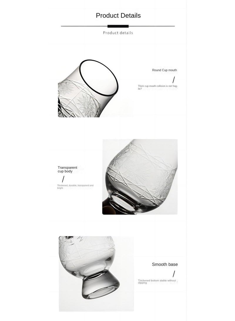 Y&D 6-Piece Tulip Tasting Glass Clear 200ml  - Image 3