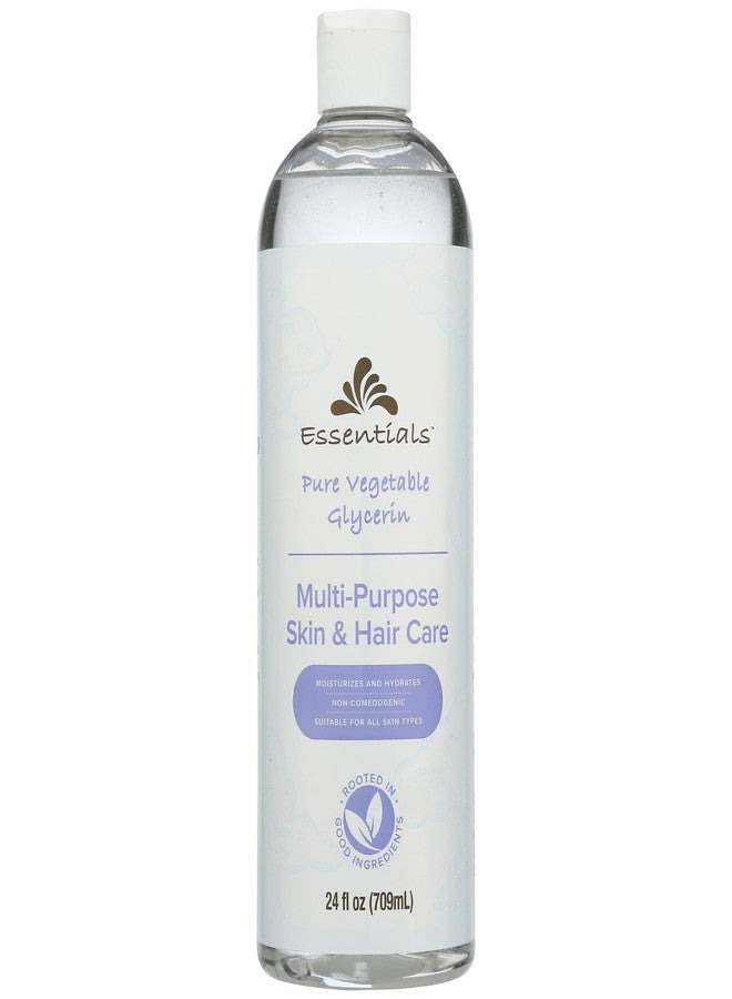 Essentials Pure Vegetable Glycerin, Multi-Purpose Skin and Hair Care, 24 fl oz. - Image 1