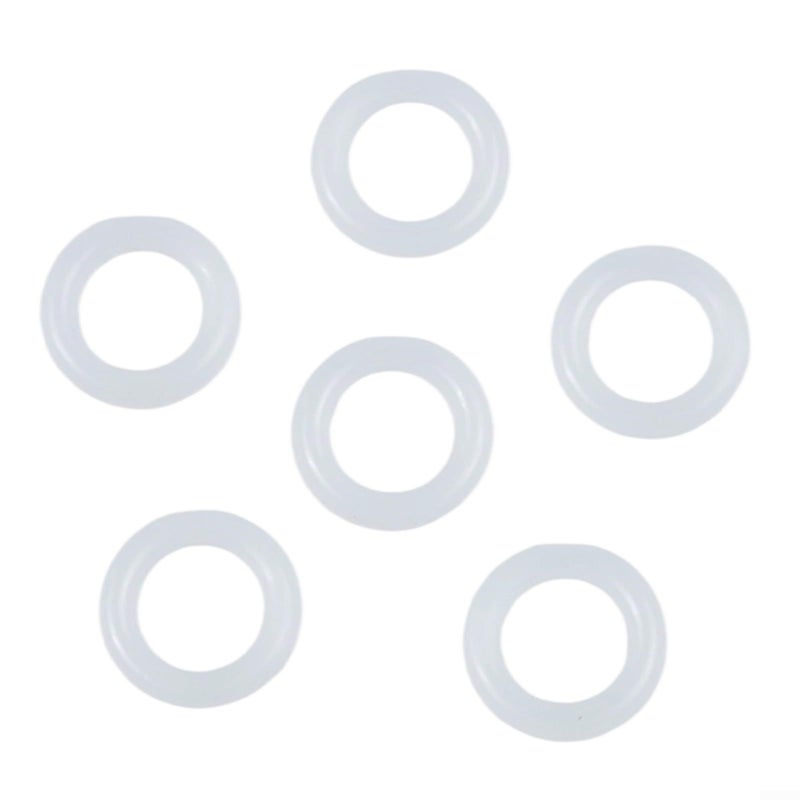 Plastic Crochet Rings Set 12 7mm White For DIY Handbag Backpack Car Seat Decorations - Image 5