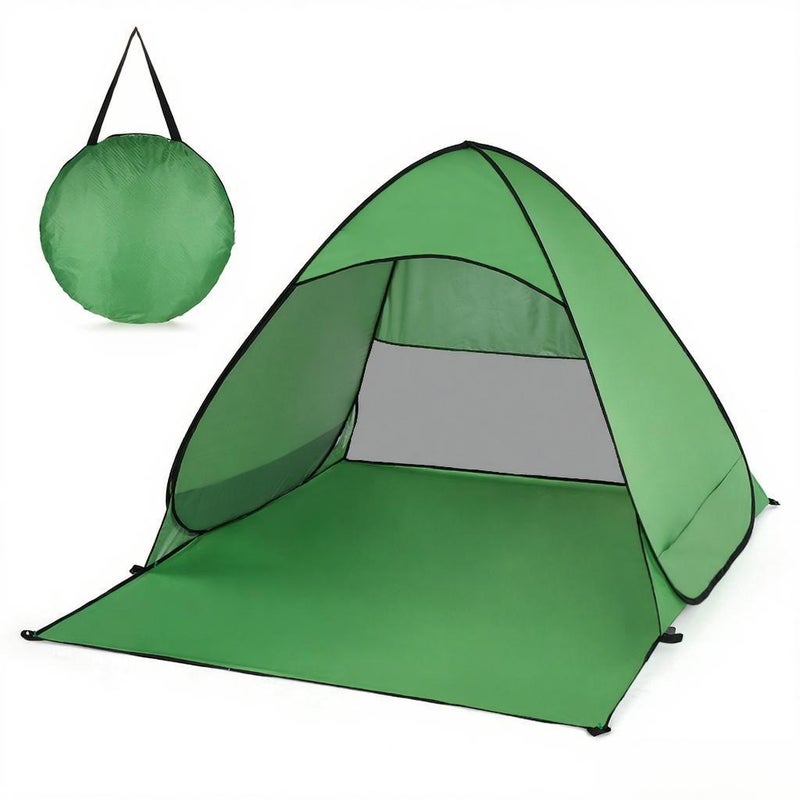 Automatic Instant Pop Up Beach Tent Lightweight Outdoor UV Protection Camping Fishing Tent Cabana Sun Shelter - Image 1